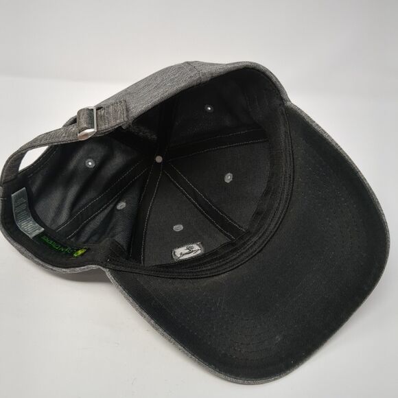 John Deere Reman 2018 Slideback Hat Gray One Size Adjustable 6 Panel - Picture 6 of 8